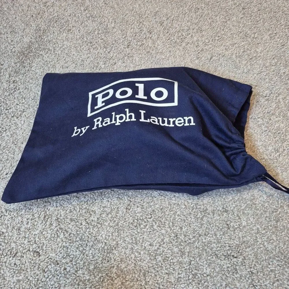 Polo by Ralph Lauren Canvas Lace Up Espadrille Chocolate Size 8